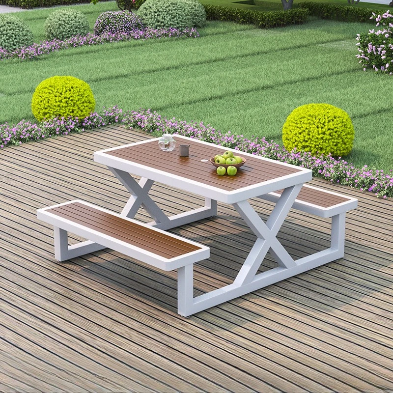 @Park outdoor courtyard one-piece tables and chairs outdoor garden scenic spot open-air bench square one-piece outdoor tables