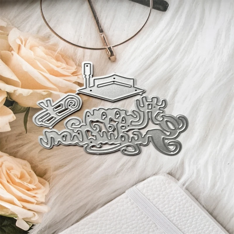 KX4B Afstuderen metalen stansmessen Embossing sjabloon stencil scrapbooking voor kaart
