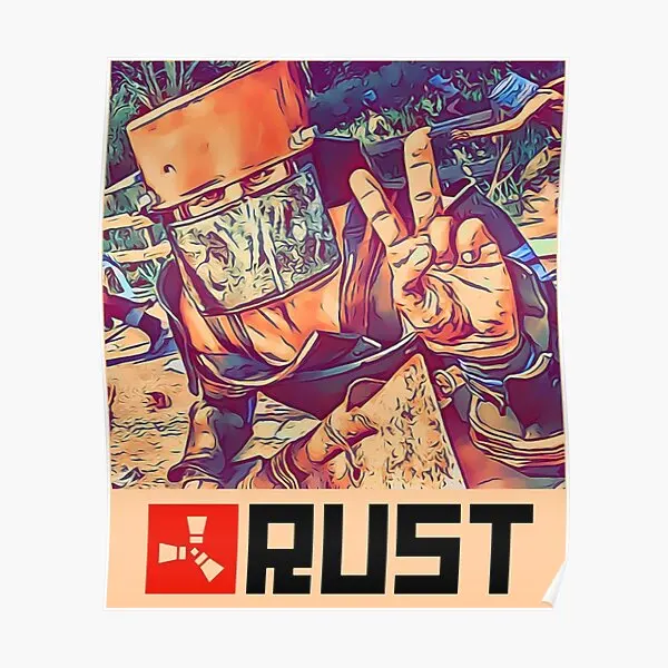 Rust Game Prints Merch  Poster Funny Print Decor Modern Decoration Art Painting Vintage Picture Wall Room Home Mural No Frame