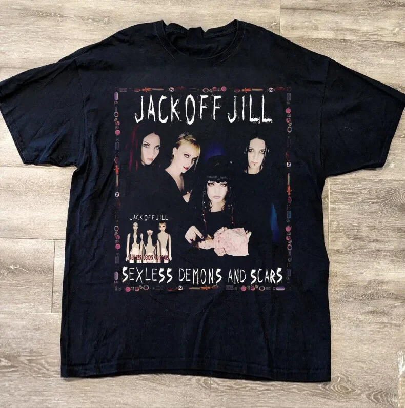 Jack Off Jill Band Demons and Scare Music T-Shirt unisexe, toutes tailles