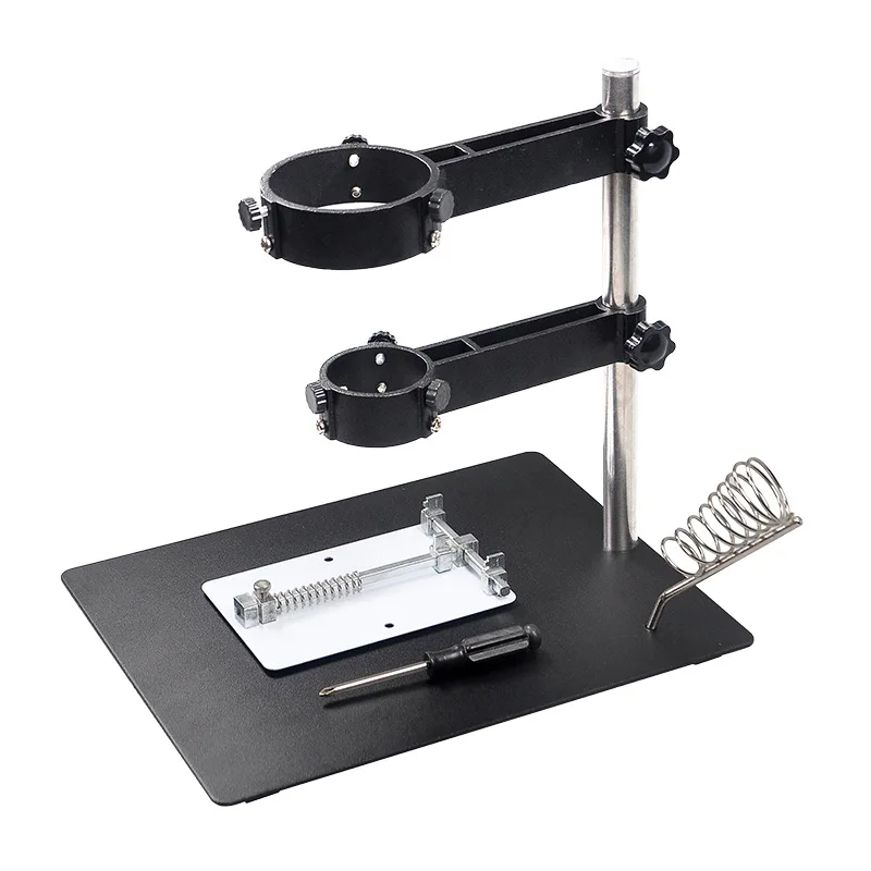

Multi-function Air Gun Holder Suitable for the Desktop Hand Held Heat Gun Solder the Circuit Board Bracket