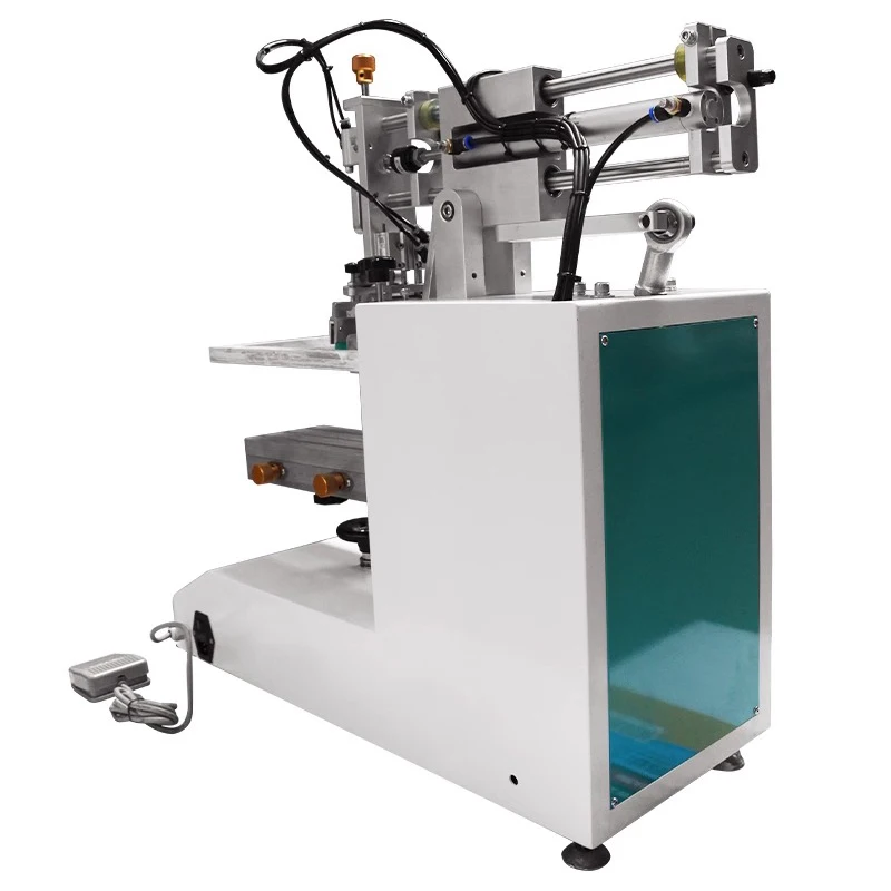 Small screen printing machine Fully automatic screen printing machine Inclined arm printing machine