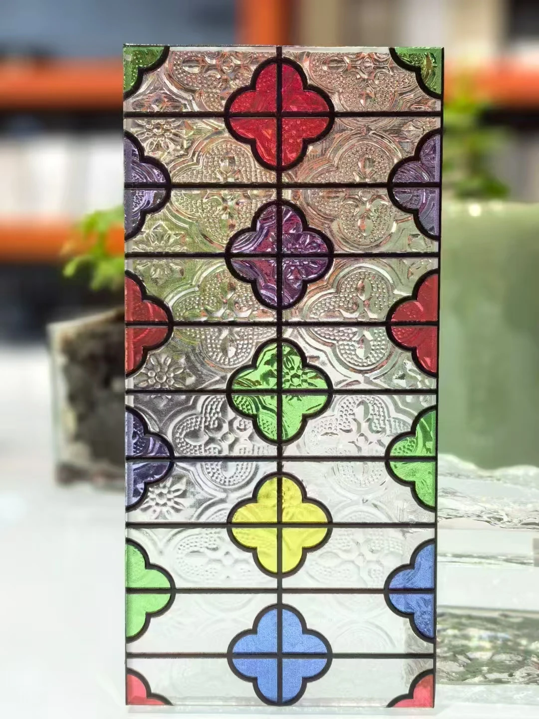 Solid Glass Brick Multi-color Crystal Transparent Decorative Texture Rectangular Hot Melt Cross-category Curtain Wall - view 6