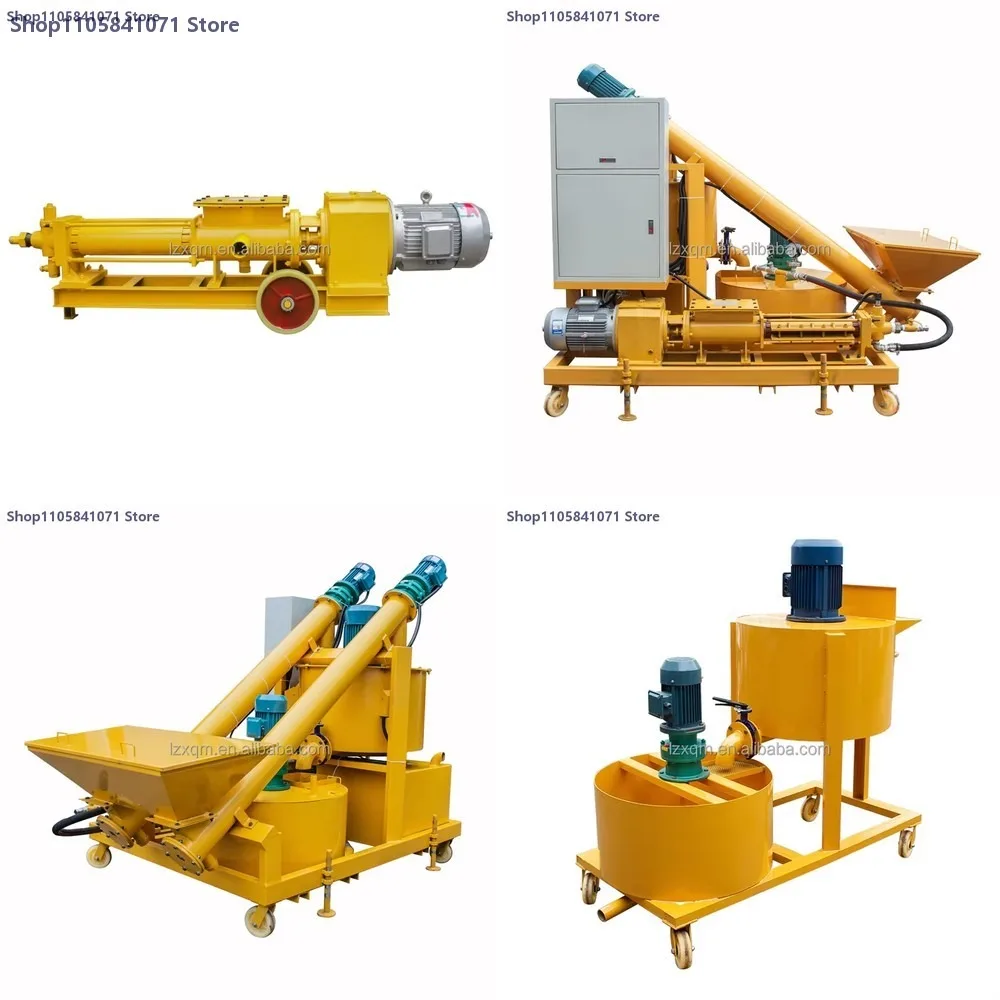 High Power Grouting Machine Concrete Pump For Prestressed Construction Mortar Mixing Ready Supporting Machinery Accessories