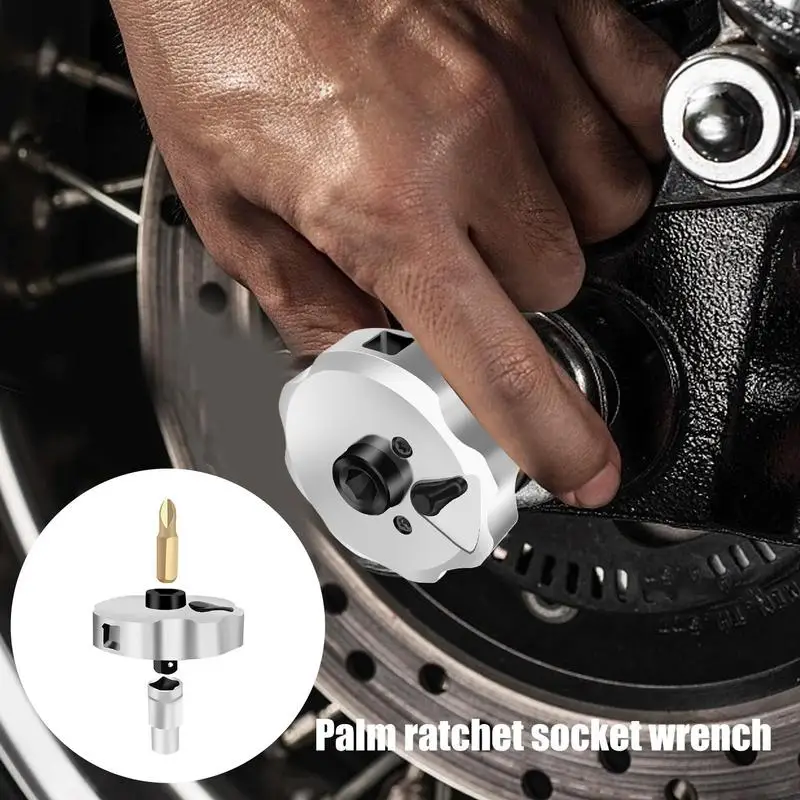 

Palm Ratchet 1/4 дюйма, ручной инструмент, многофункциональный портативный ключ с трещоткой с 72 зубьями для электроники, проекты ручной работы