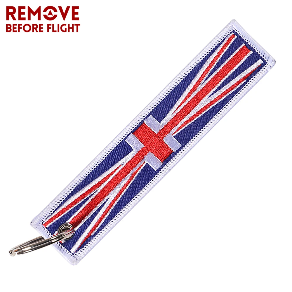 UK Flag Keychain Mobile Phone Strap with Key Ring EDC for Motorcycles Scooters Cars and Patriotic American Flag Gift Keychains