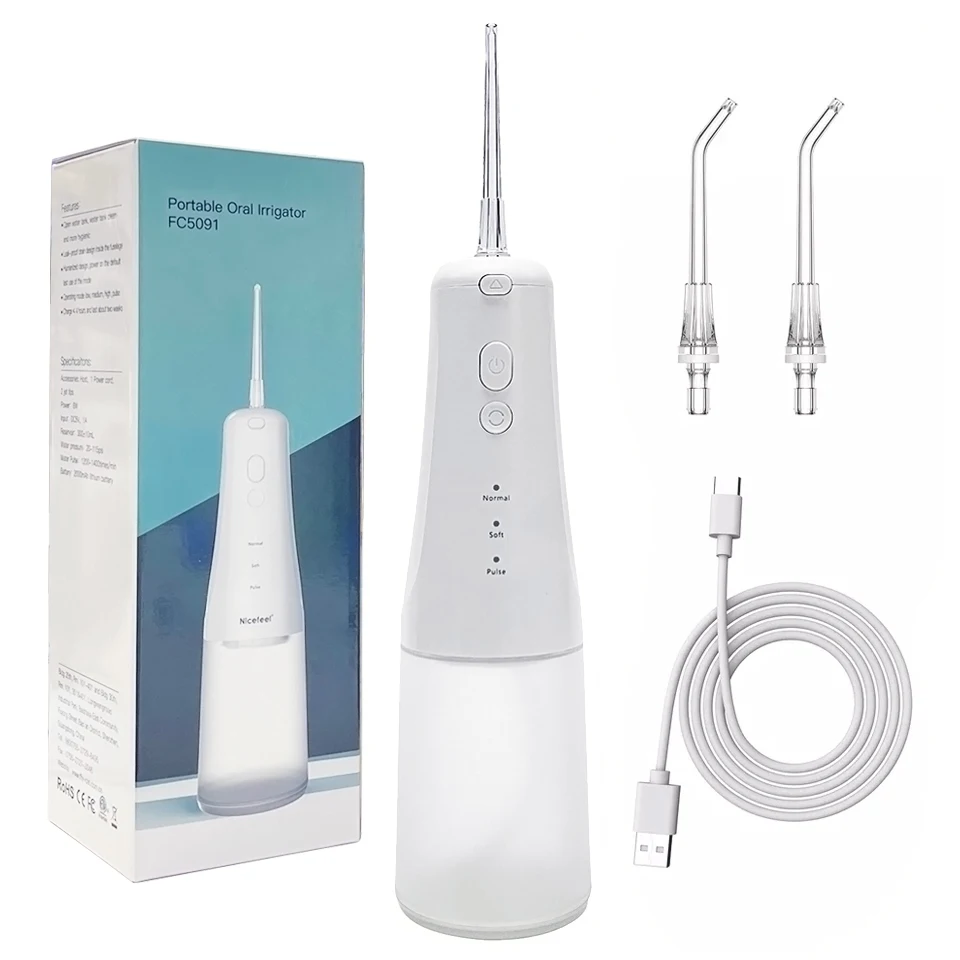 IPX7 Waterproof Electric Dental Floss Teeth Whitening Equipment Oral Irrigator Home Travel  Water Flosser