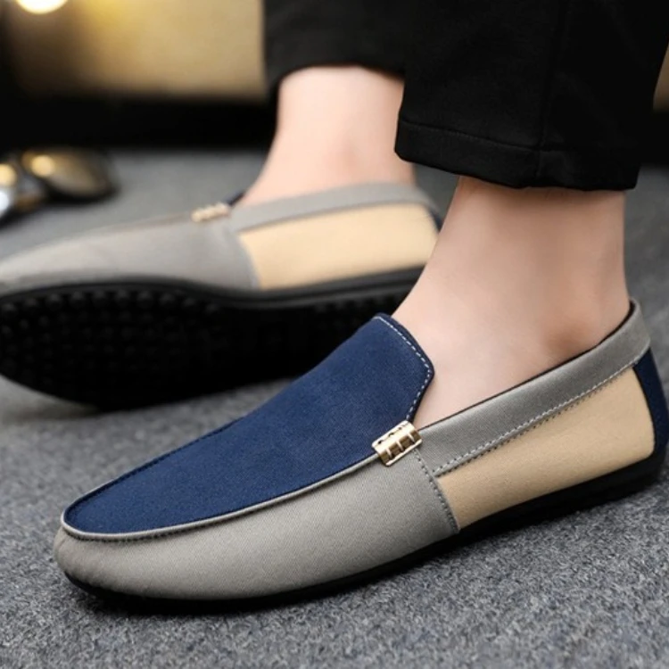 Modische Frühlings- und Sommerschuhe für Herren, lässige Einzelschuhe, atmungsaktive Slipper, Fahrschuhe, große Herrenschuhe – Detail 10