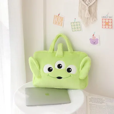 Disney Lucifer Cat Aliens Lotso Bear Anime Top-Handle Bags Customized Cartoon Computer Bag Casual Storage Handbag Unisex Gift