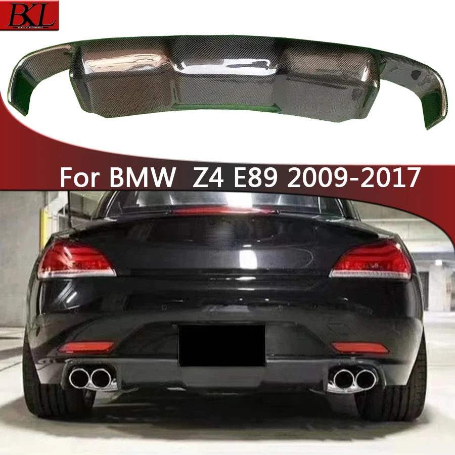 

Для BMW Z4 E89 2009-2017 автомобильный задний бампер из углеродного волокна, диффузор, задние сплиттеры, спойлер, задняя губа, 3D-стиль, обновленный комплект кузова