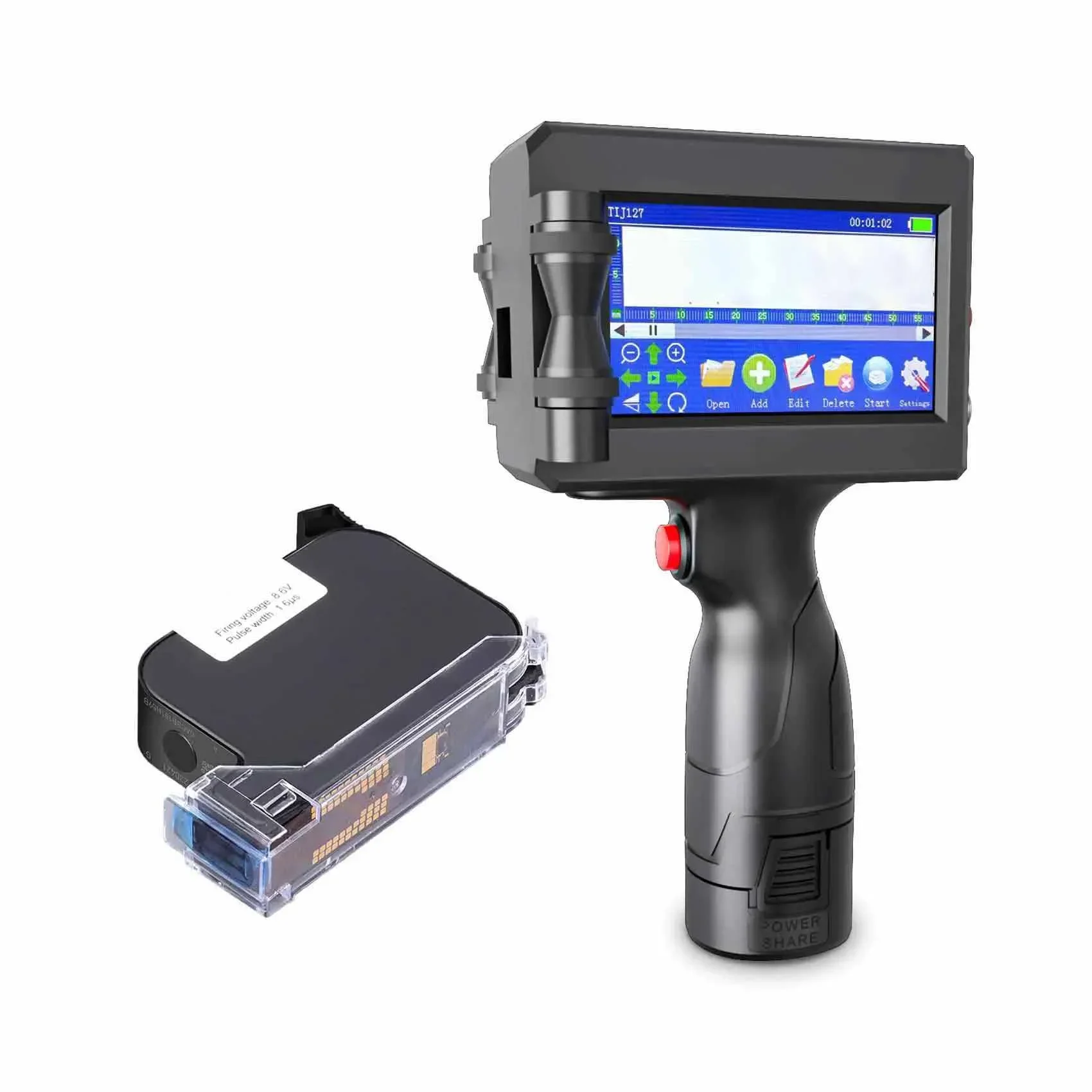Smart Portable Handheld Inkjet Coding Machine Small Size Print Production Date QR Code Labeler Fully Automatic High Definition C