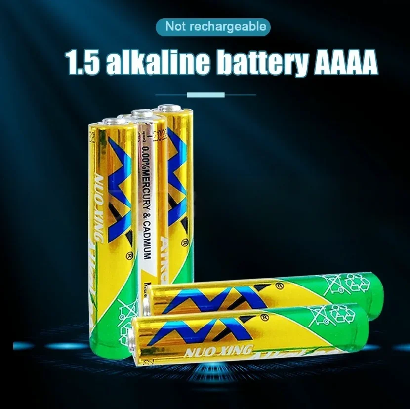 بطارية قلوية AAAA LR61 1.5 فولت (E96 LR8D425 MN2500 MX2500) لمؤشر الليزر الرقمي وأجهزة البلوتوث وبطارية aaaa