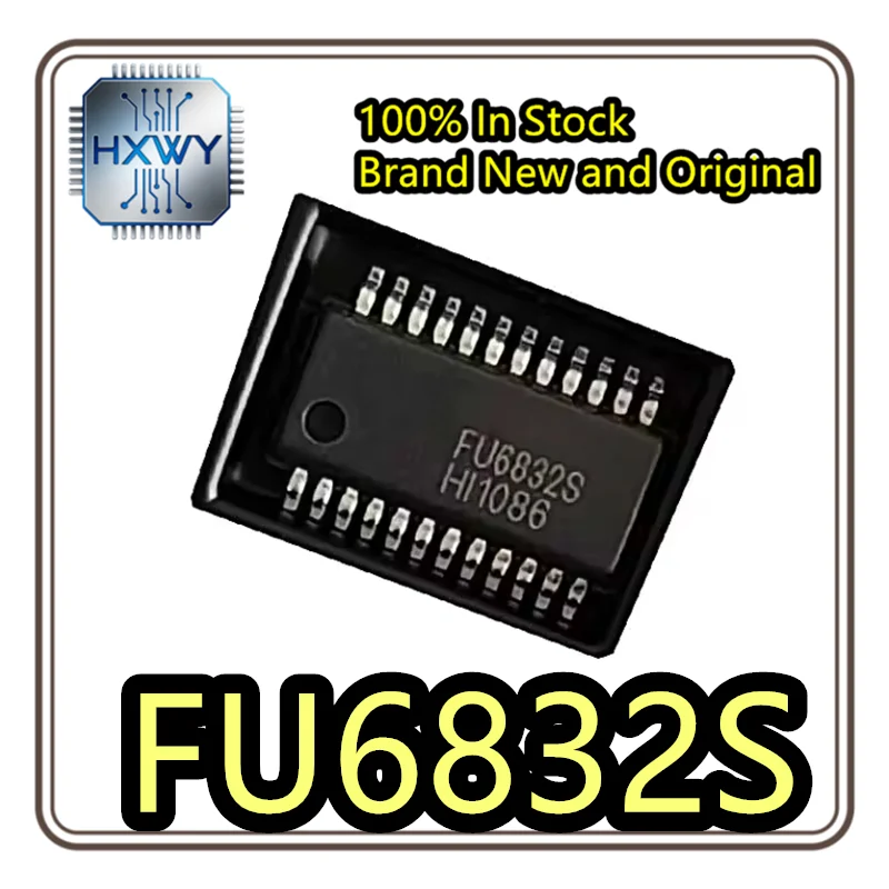 (3/10 pcs) FU6832S  SSOP24 package Electronics  Best-seller Stock running low  In stock ready for immediate dispatch