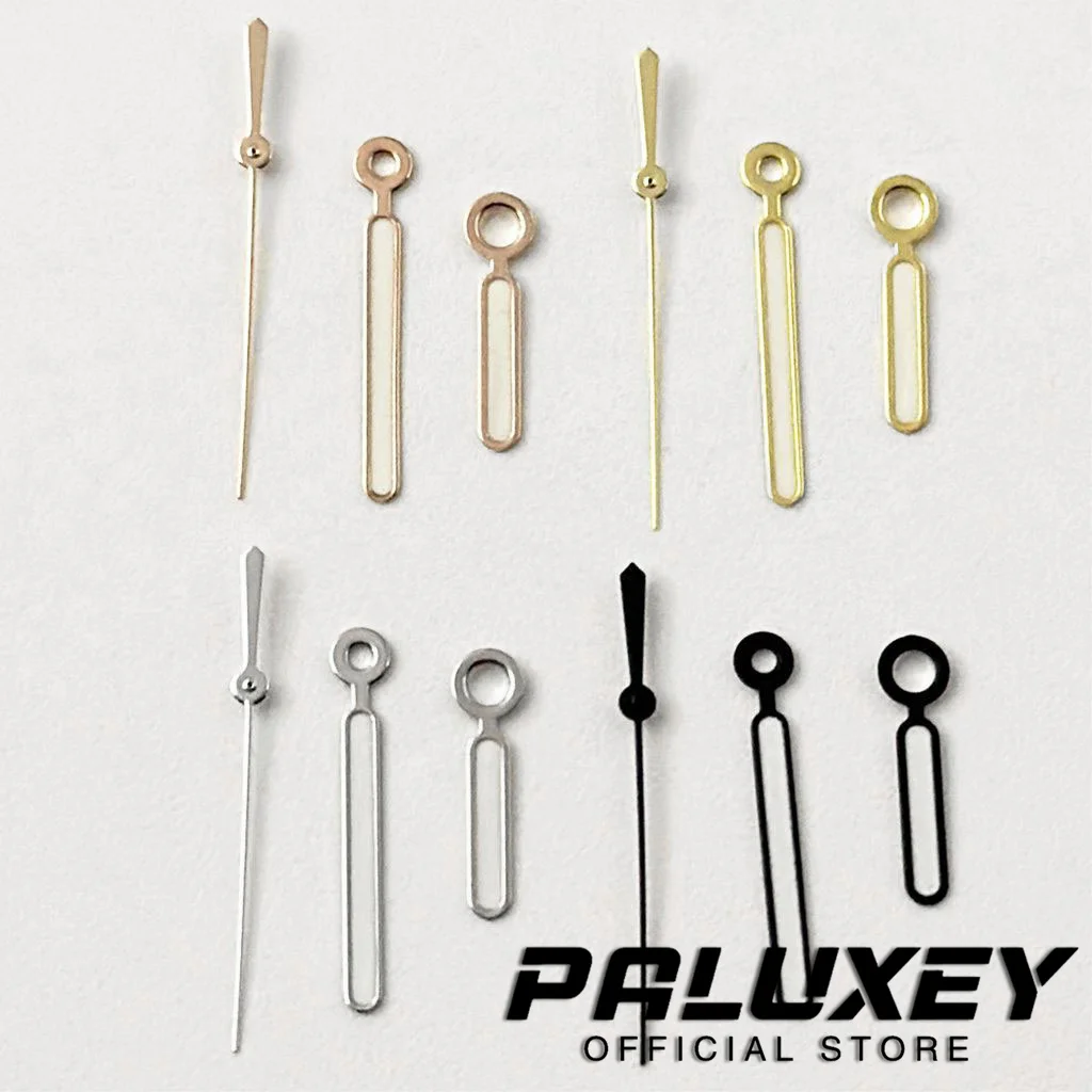 NH35 Hands Black Rose Gold Silver Gold Watch Hands Suitable NH35 NH36 7S26 4R35 4R36 Movement Green Luminous Watches Pointer