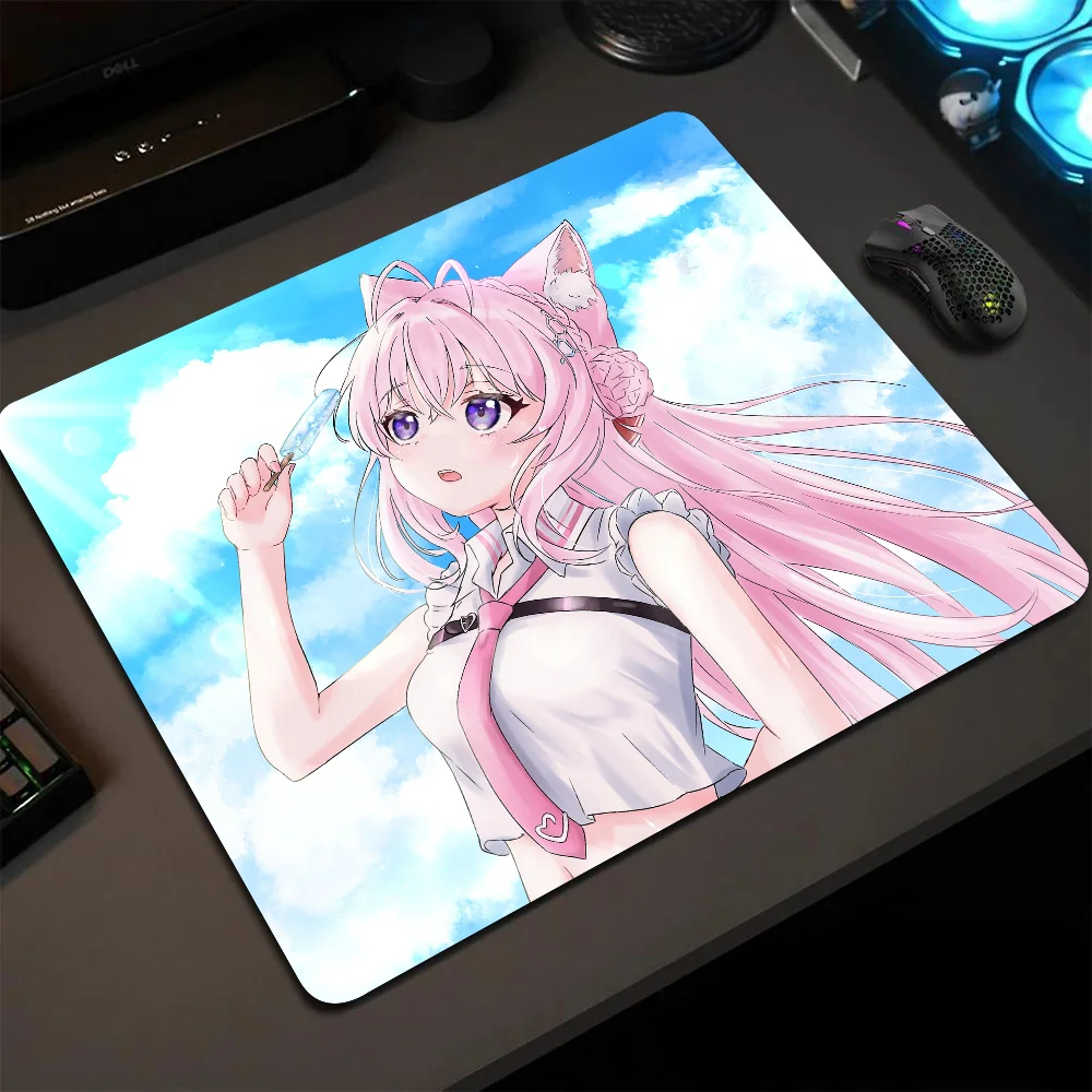 

Hakui Koyori Hololive Girl Anime Mousepad Small LockEdge Mouse Pad For Gamers Computer Desk Pad Anti-slip Rubber