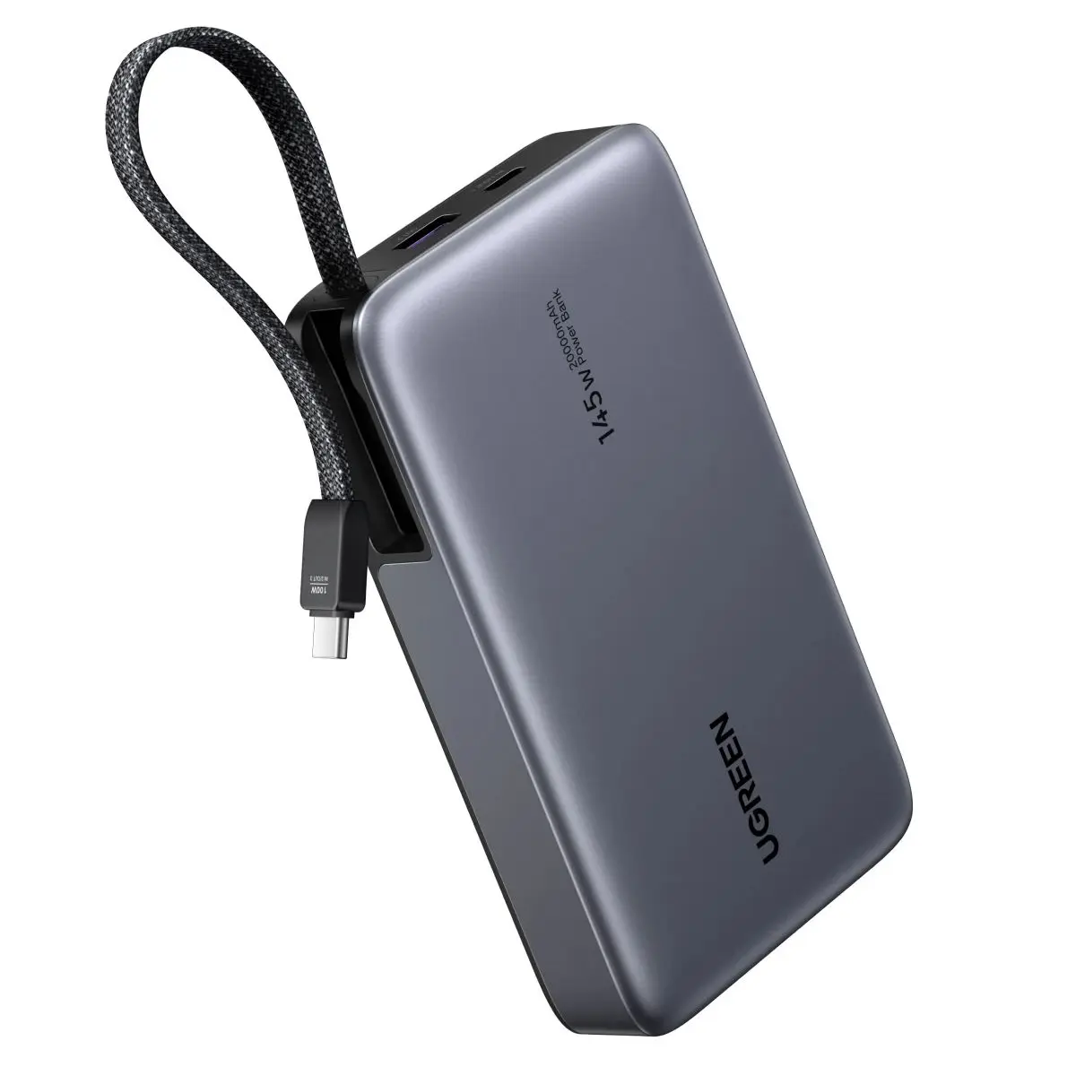 [KC, wersja koreańska] UGREEN PD 145W, power bank o pojemności 20000 mAh, szybkie ładowanie, przenośny power bank, zewnętrzna bateria 100W, kompatybilny z urządzeniami Xiaomi. — zdjęcie produktu 7