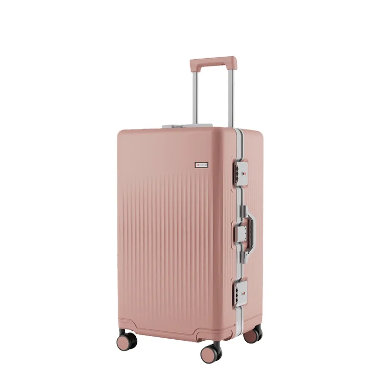 OEM PC Hardside Carry-On Luggage Trolley Suitcase with Universal Wheels Cup Holder USB Charger for Work Business Travel