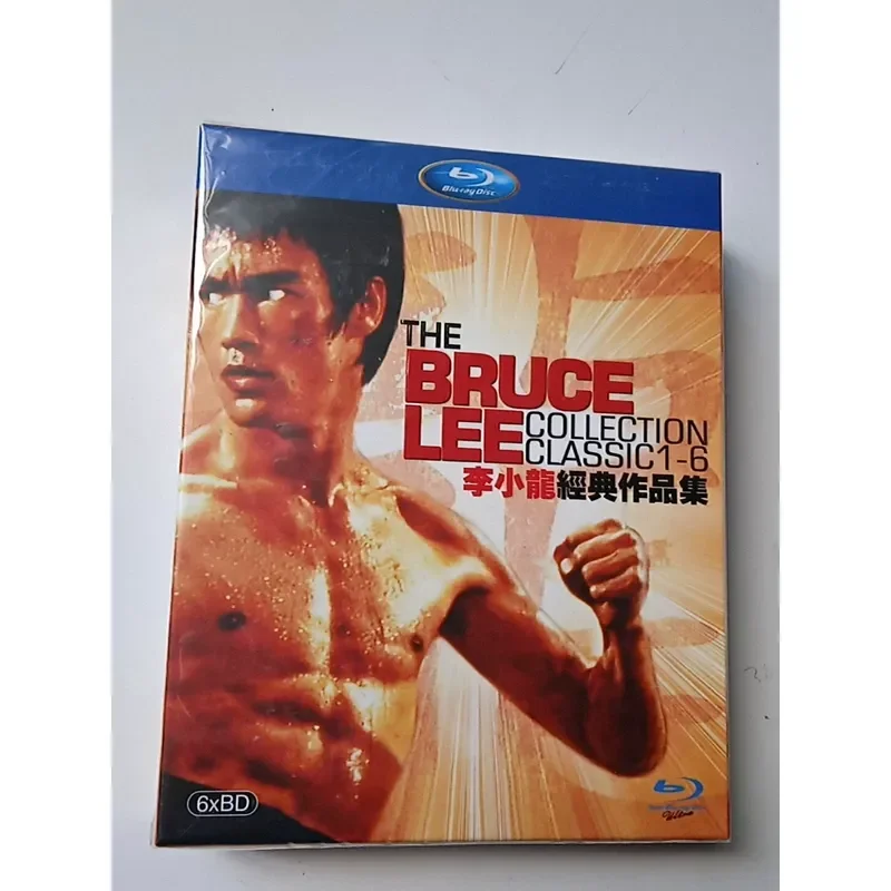 Blu-ray диск «Классические произведения Брюса Ли», тома 1-6, абсолютно новый, в заводской упаковке, реальные фотографии товара.