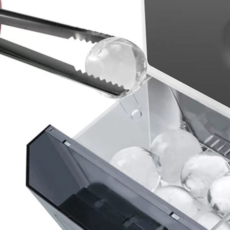 50mm Ice Ball Maker, Home Bar Ice Maker, Quiet Spherical Ice Maker, Low-Noise Countertop Ice Maker, Ice Ball Maker for Whiskey a