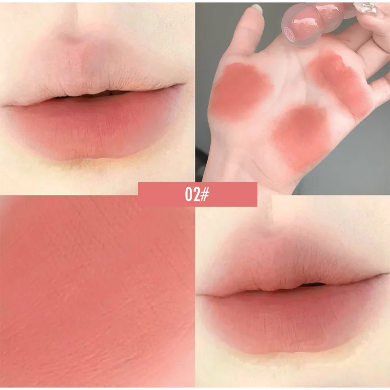 Cosméticos coreanos Lipgloss para mulheres, duradouro, fosco, 24 horas, resistente à água, brilho labial, maquiagem, óleo