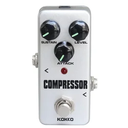 KOKKO Compressor Electric Guitar Effect Pedal FCP-2 Mini Portable Guitar Pedal Analog Effect Pedalboard Guitar Accessories Parts