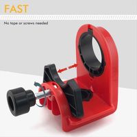 Adjustable Bushing Ball Lock Hole Opener Yellow/Blue/Red/Orange Multifunctional Door Lock Installation Kit PP and Carbon Steel