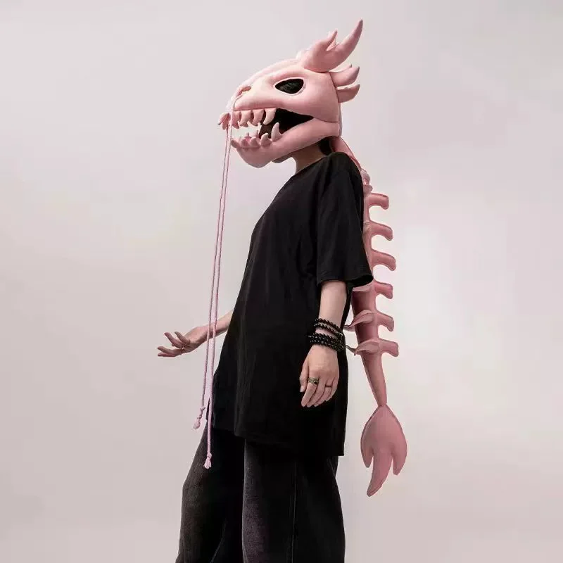 3D Dinosaurier-Skelett-Kostüm mit Wirbelsäulenverlängerung, Realistische Dinosaurier-Wirbelsäulen-Kostüme für Cosplay-Requisiten und Partys – Detail 17