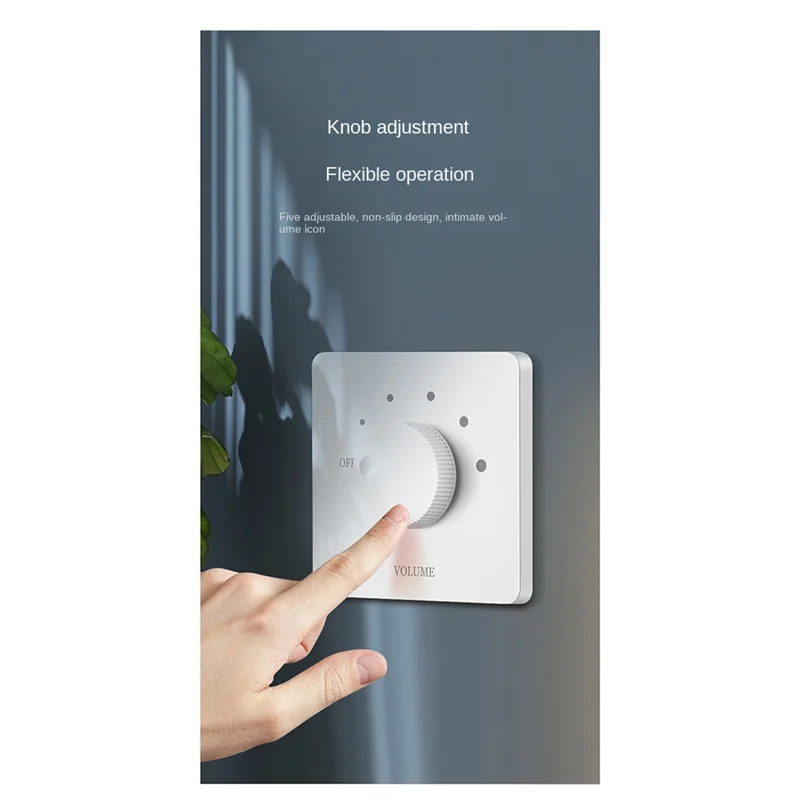 ABJF-50 Volume Control 50W Volume Control Professional Safety 5 Gears Tuning Knob Volume Controller For Home Speakers