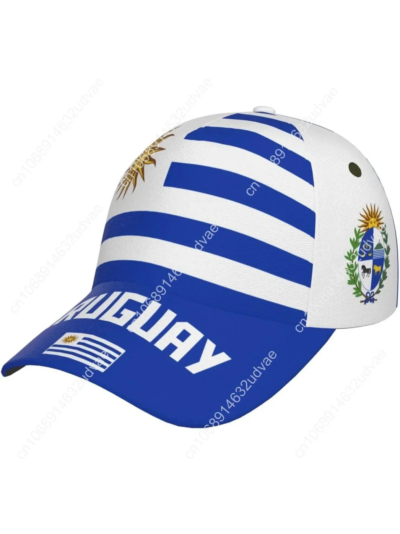 

Classic Uruguay Flag Uruguayan Cool Baseball Cap 3D Full Print Adult Unisex Adjustable Hat Soccer Patriotic Caps