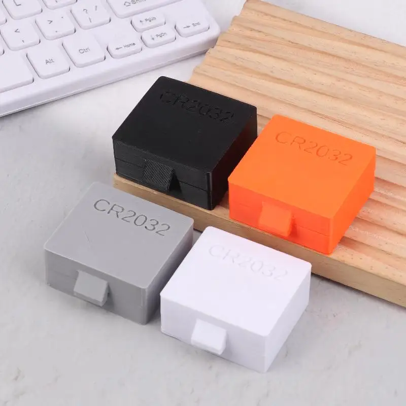 1PC 20-Hole CR2032 Battery Box Coin Cell Battery Storage Case Small Battery Organizer Portable Batteries Protective Holder.