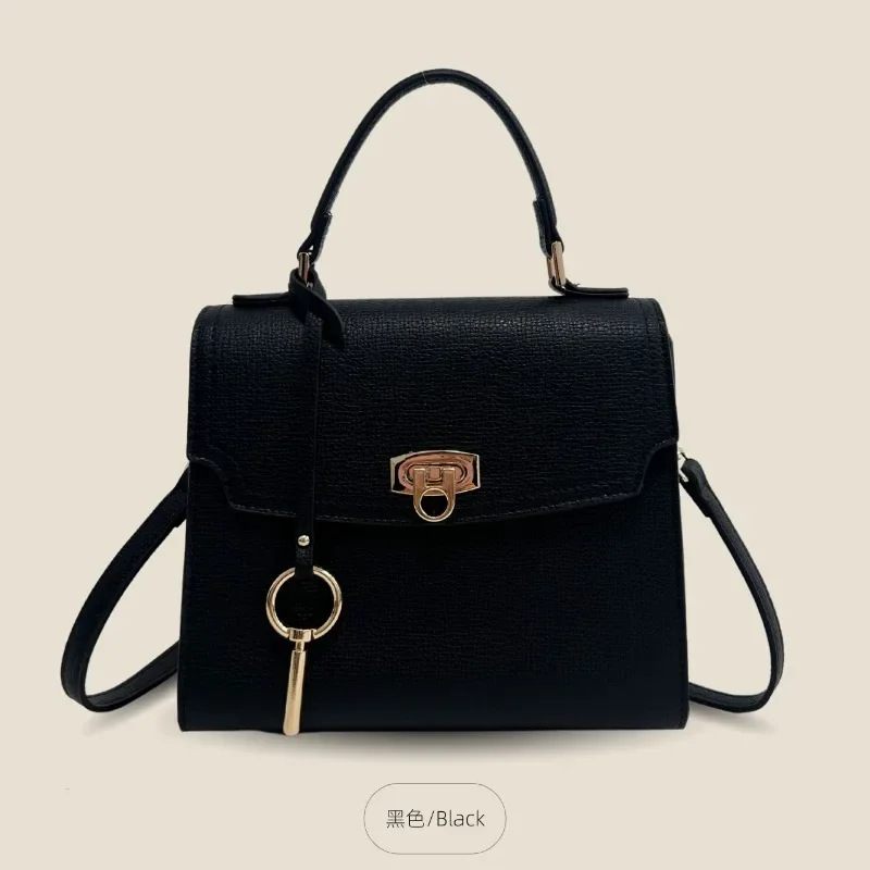 

Unique Vintage-Inspired Messenger Bag Textured Leather Crossbody Tote Minimalist Luxury Design Solid Color Elegance