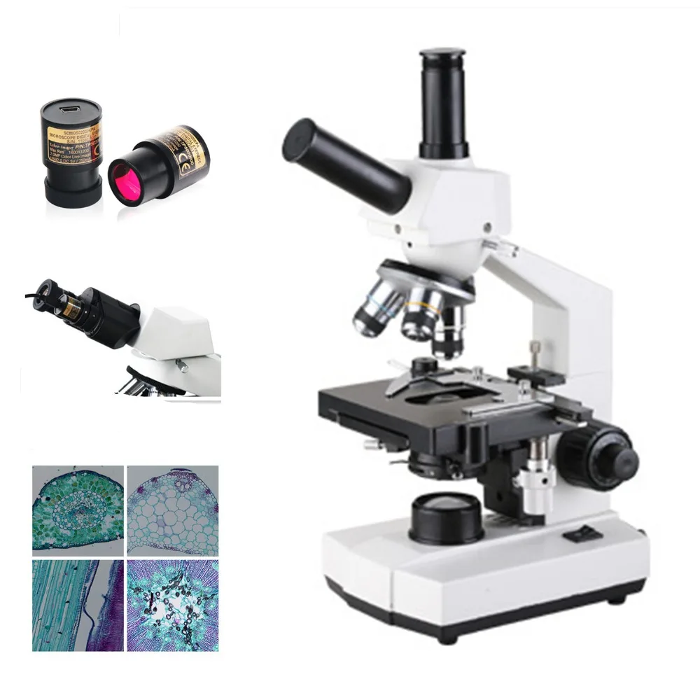 XP402 Biological Microscope Laboratory with 5MP Eyepiece Digital Camera