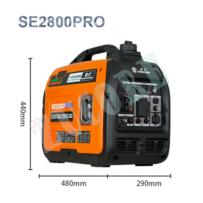 

Small Gasoline Generator 220V 230V Household Equipment Generators Home And Outdoor Portable Frequency Generator 4/2.5L