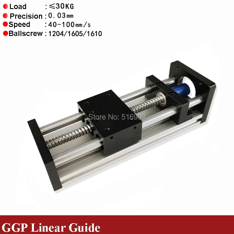 

Free Shipping 50-700mm Effective Stroke CNC Linear Guide Stage Rail Motion Slide Table Ball Screw Actuator Module 3D Printer XYZ