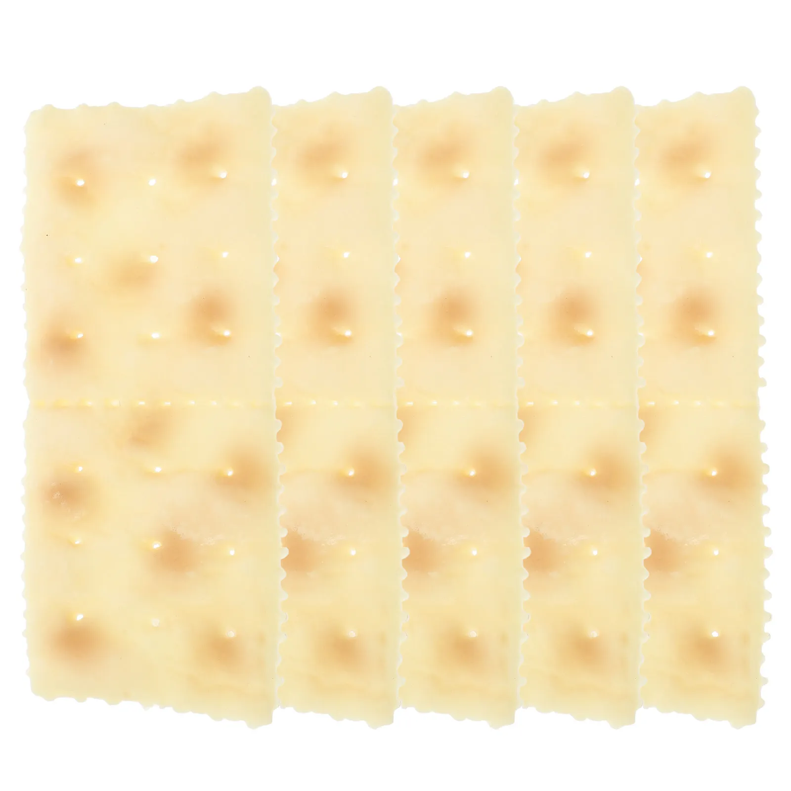 5 Piezas de Galletas de Soda Artificiales Realistas, Simulación de Galletas, Alta Precisión, Decoración para Cocina, Accesorios de Comida, Galletas de Plástico