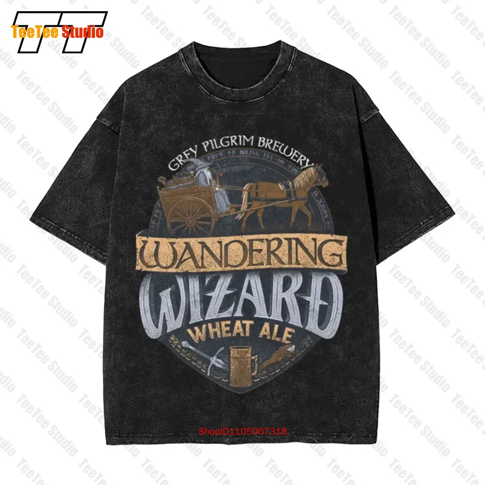 Wandering Wizard Across The Earth Lotr Vintage Oversized T-Shirt IZJA