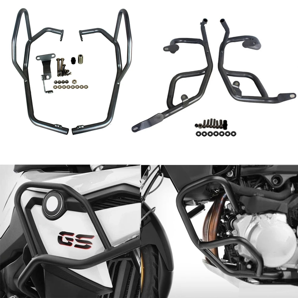

Upper Lower Engine Crash Bar Protection For BMW F750GS F850GS 2018 2019 2020