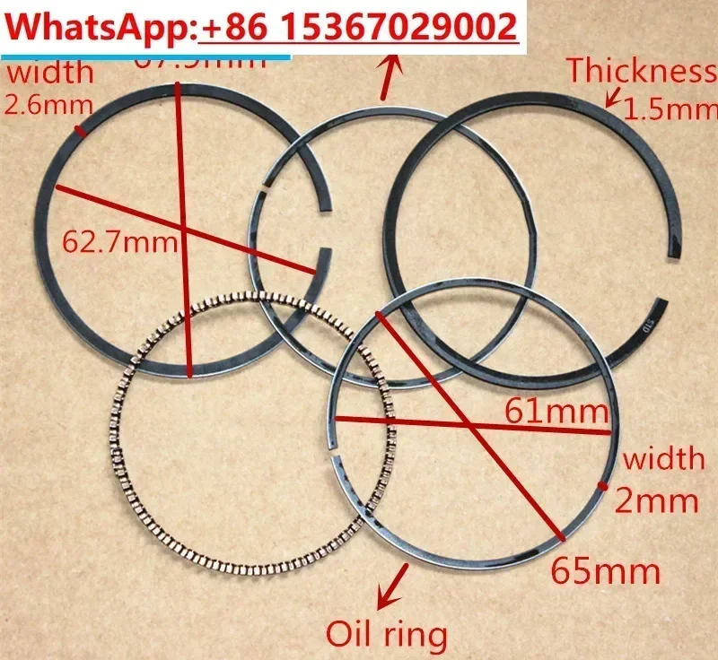 4.0HP 4HP  engine piston ring 65mm