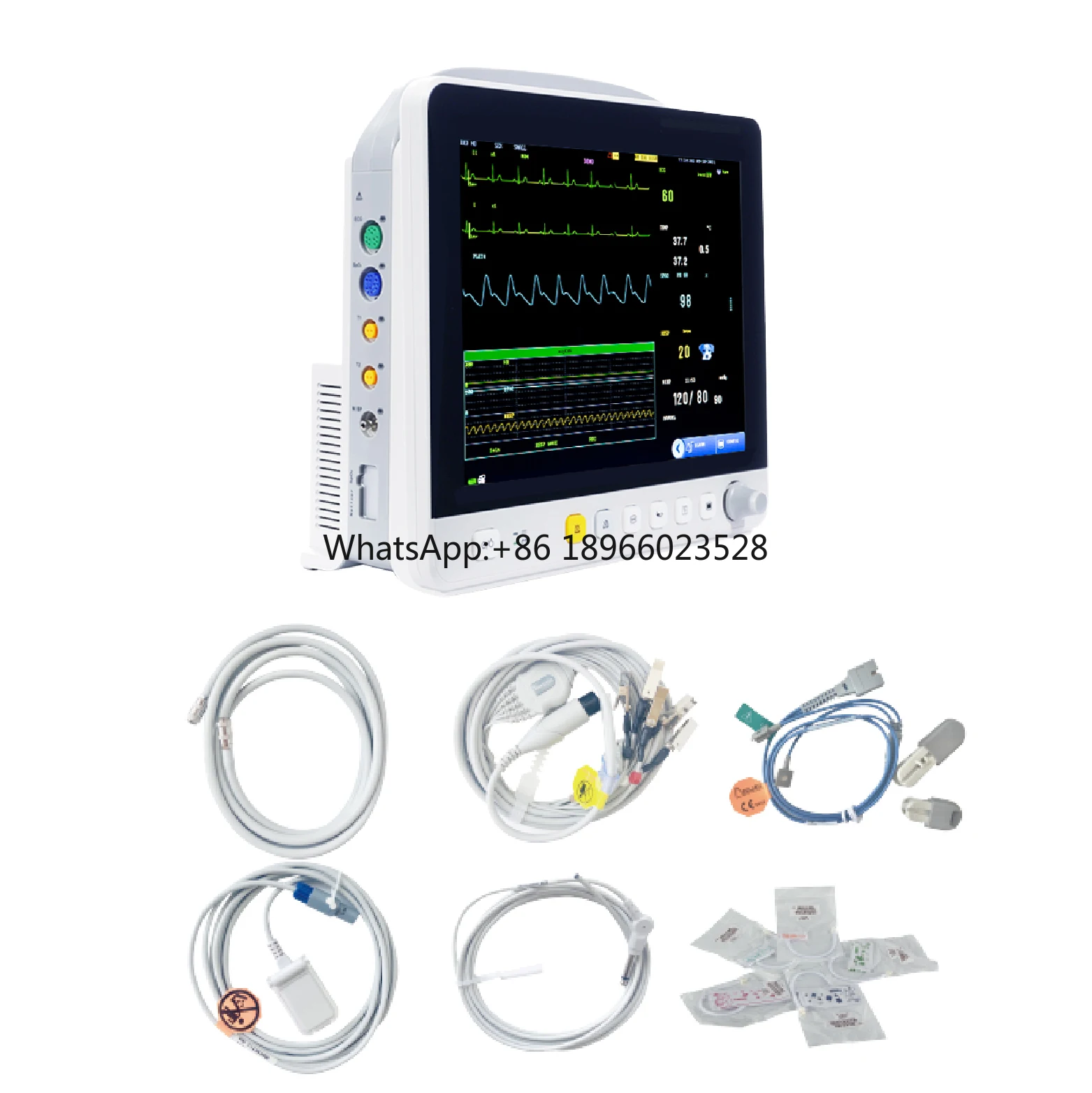 

Smart Veterinary Vet ICU Surgical Vital Signs Multi Parameter Medical Monitor