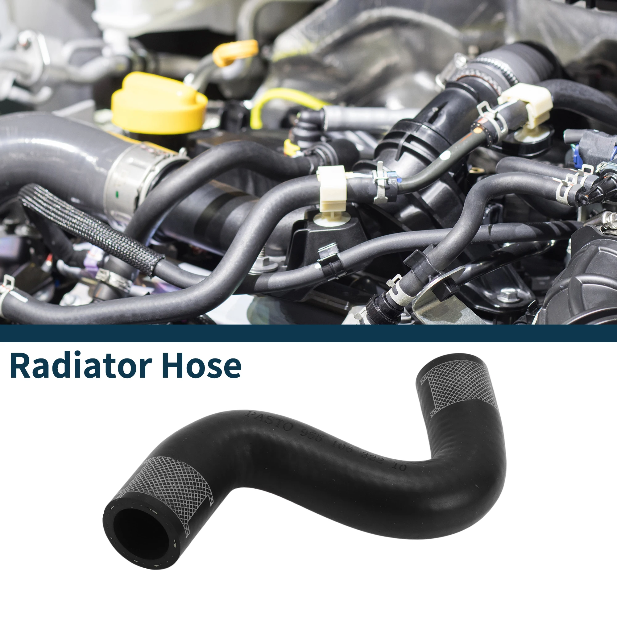 

Motoforti Шланг радиатора Шланг обогревателя Выпускной шланг радиатора для Porsche Cayenne No 95510632210 Труба охлаждающей жидкости 1 шт.