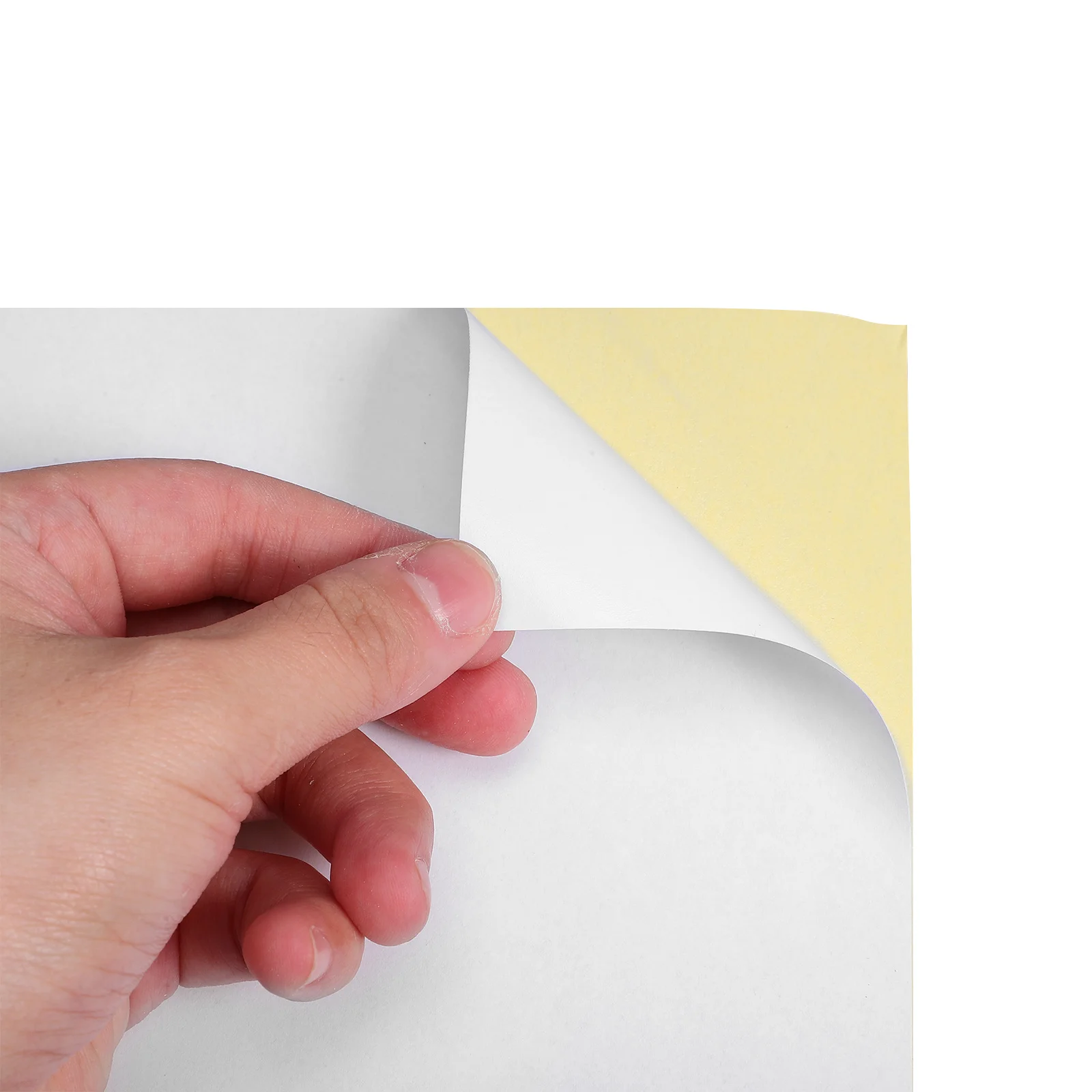 

A4 Blank Sticker Paper 100 Sheets Printable Adhesive Labels Long Lasting Use Removable Strong