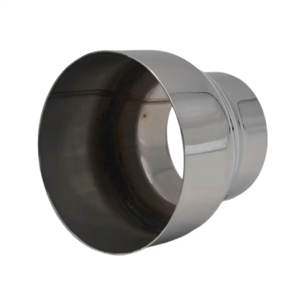 Automotive Exhaust Reducer Adapter Converter Polished Stainless Steel Pipe to Pipe for 125 4t and 250cc Exhaust