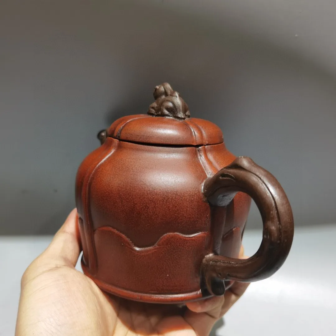 Yixing Purple Clay Teapot two-color Beast cover Phoenix Mouth Pot Kettle Teapot Flagon Gather fortune Office