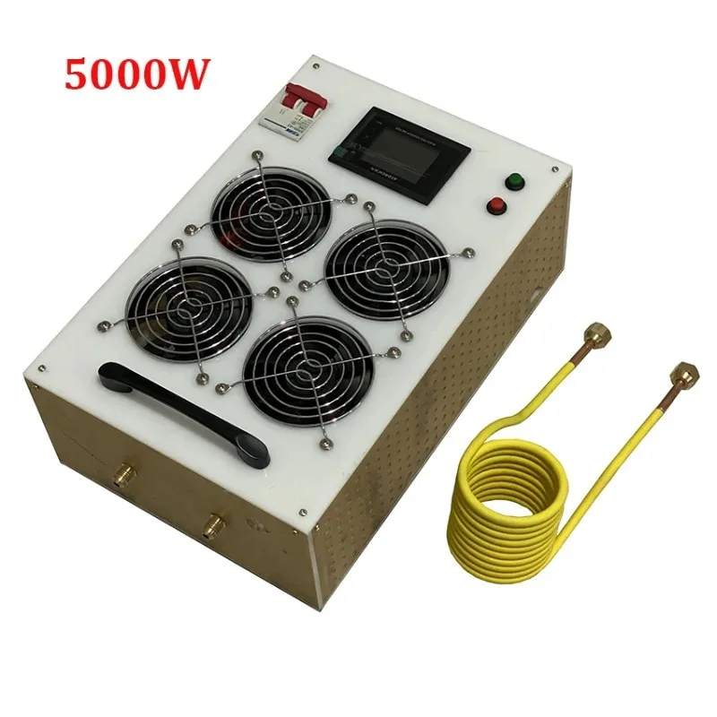 5000W High Frequency Induction Heater Machine Electromagnetic Heating Coil for Metal Melting Furnace