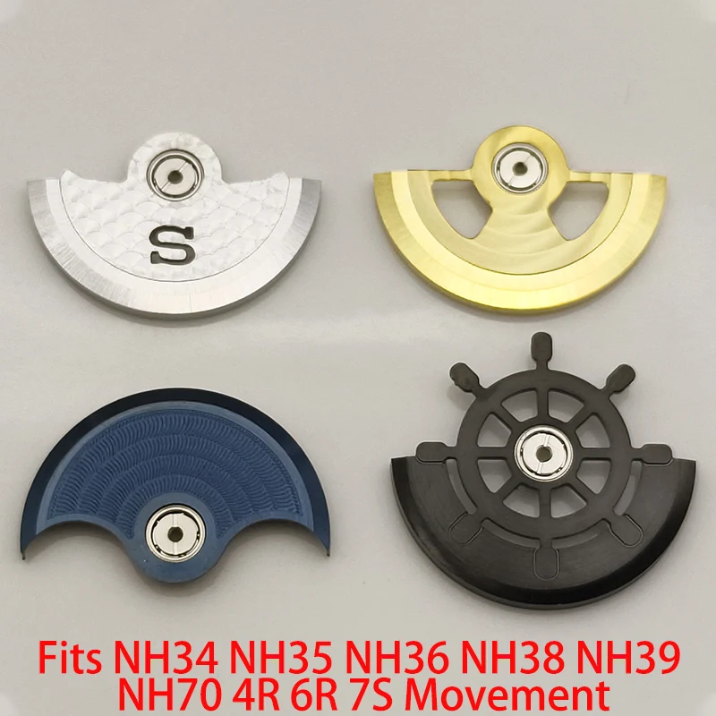 

NH35 NH36 Automatic Hammer Rotor Fits For NH34 NH35 NH36 NH38 NH39 NH70 4R 7S26 6R Movement Men's Watch Refit Parts