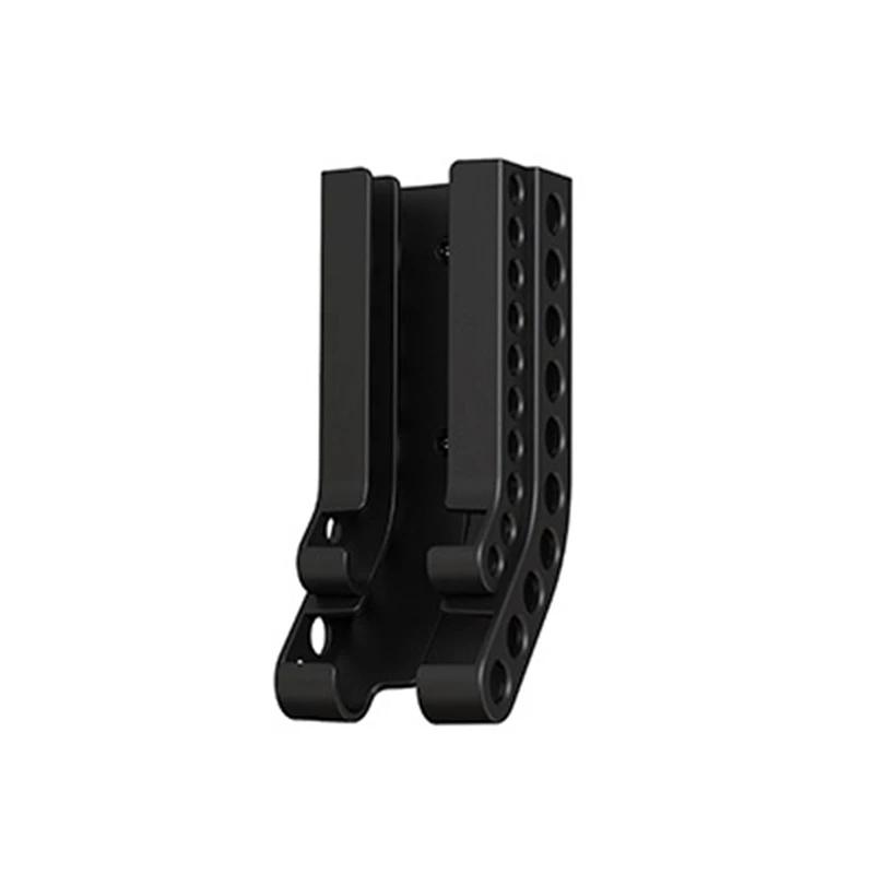 AA/AAA แบตเตอรี่ Storage Bracket COMBINATION แบตเตอรี่กล่องเก็บแบตเตอรี่ Wall Storage Bracket สีดําทนทานติดตั้งง่าย