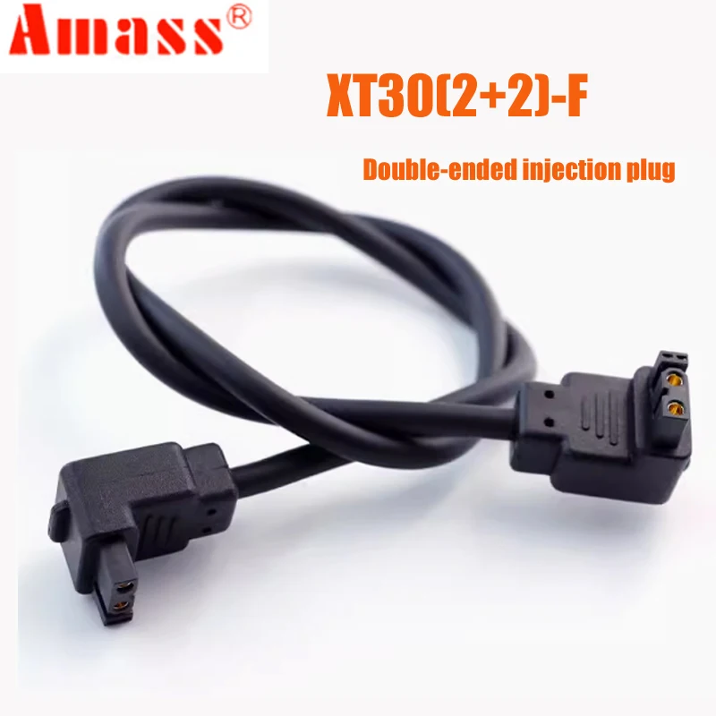 5pcs Amass XT30(2+2)-F Female Connector Plug Cable 18AWG 50/100CM For RC Drone Model Lipo Battery Charger