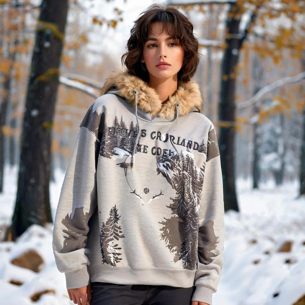 

Y2k Harajuku Japanese printed vintage hooded Punk Grunge Loose for men and women High street Fashion trendy fur collar hoodie