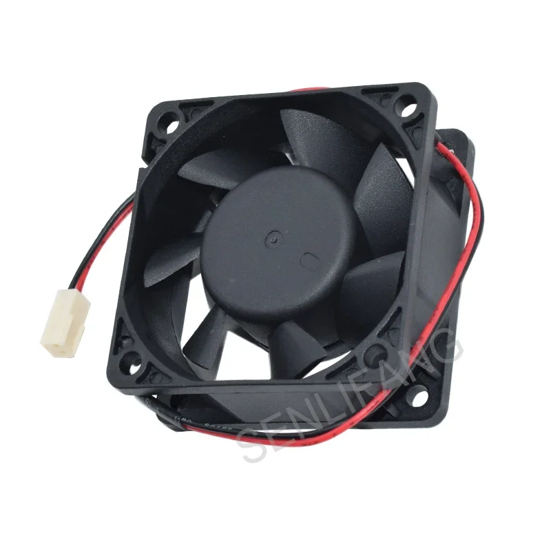 Ventilador de refrigeração para Everflow, 6cm, F126025SL, DC12V, 0.12AMP, 2 linhas, 60x60x25mm, Novo