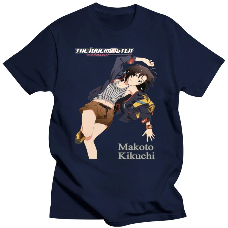 Men tshirt  Idolm@ster   Makoto Kikuchi Unisex T Shirt Printed T-Shirt tees top